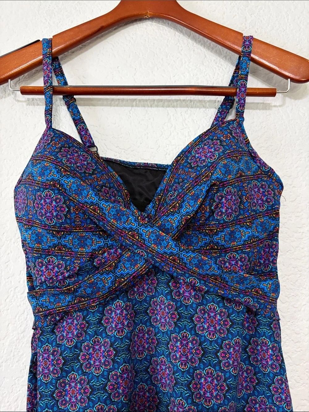 Miraclesuit Allura Geo Mandala Tankini Swim Top